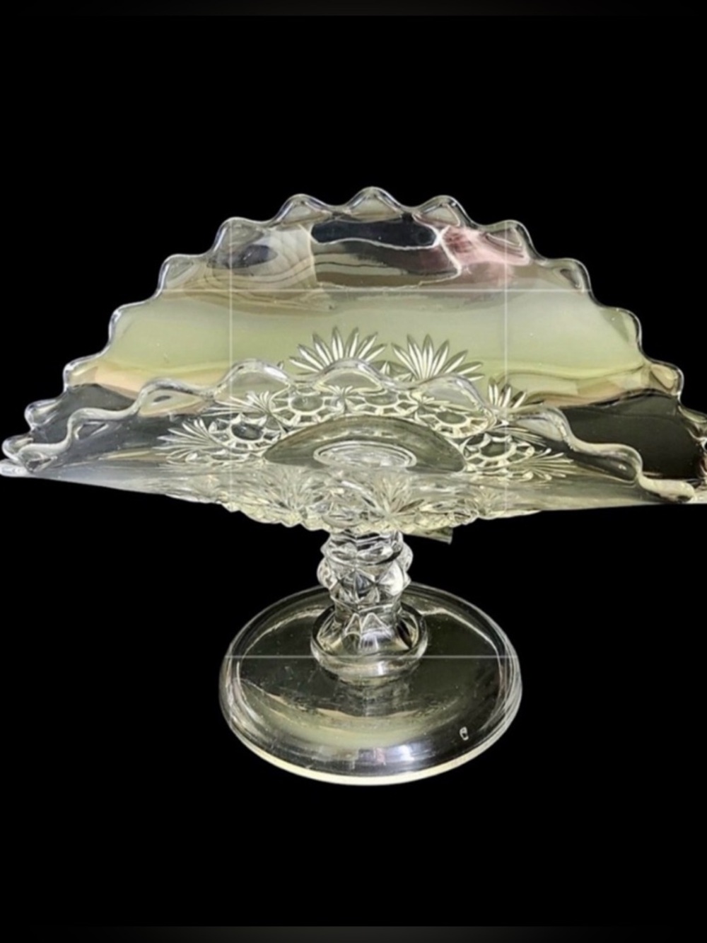Vintage Rosette and Palms Banana Stand Bryce Higbee & Co.1899-1905